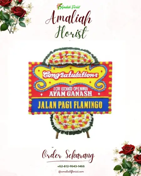 Sewa Papan Bunga Dengok